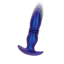 ToyJoy The Tough Thrusting Vibrating Plug Blue Metallic