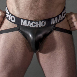 Macho MX25NC Jock Leather Black