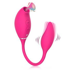 SuperLove Dual Bliss Sucking & Vibrating Egg Pink
