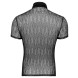 Svenjoyment Tight Half-Sleeve Lace Shirt 2161656 Black