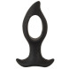 Anos RC Butt Plug with a Hole Black
