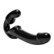 Strap U Revolver Strapless Strap On G-Spot Dildo Black