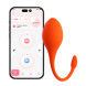 HoneyPlayBox Lili App-Controlled Egg Vibrator Orange