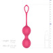 EasyConnect Vibrating Kegel Balls Stella App-Controlled Pink