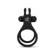 Easytoys Share Ring Double Vibrating Cock Ring with Rabbit Ears Black