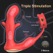 SuperLove Flapping & Vibrating Prostate Massager Anal Lock with Remote & App Red